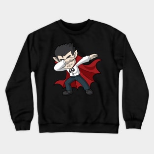 Halloween Dabbing Vampire Crewneck Sweatshirt